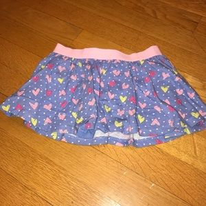 Jumping Beans Toddler girl heart skirt 💜